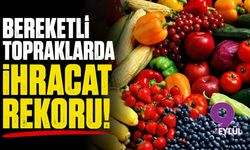 Bereketli topraklarda ihracat rekoru!