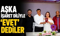 Aşka işaret diliyle 'evet' dediler