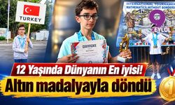 12 yaşında dünyanın en iyisi! Altın madalyayla döndü