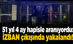 51 yıl 4 ay hapisle aranıyordu: İZBAN çıkışında yakalandı