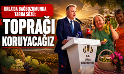 Urla’da bağbozumunda tarım sözü: 'Toprağı koruyacağız'