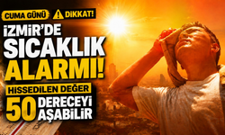 İzmir’de sıcaklık alarmı: Hissedilen değer 50 dereceyi aşabilir