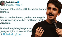 Deniz Göktaş'tan cezaevinden mektup
