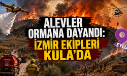 Manisa’daki yangına İzmir’den müdahale!