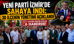 YENİ Parti İzmir’de örgütlenmeyi tamamladı: 30 ilçenin yönetimi belli oldu
