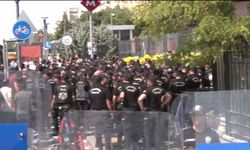 Madencilere bakanlık önünde gözaltına