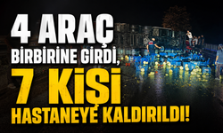Manisa'da zincirleme kaza: 7 kişi hastanelik!
