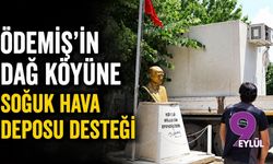 Ödemiş’in dağ köyüne soğuk hava deposu desteği