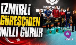 İzmirli güreşçiden milli gurur