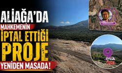 Aliağa’da mahkemenin iptal ettiği proje yeniden masada!