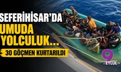 Seferihisar'da umuda yolculuk... 30 göçmen kurtarıldı
