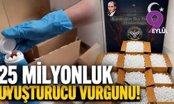 İzmir Karabağlar'da 25 milyon liralik uyuşturucu vurgunu!