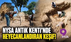 Nysa Antik Kenti’nde heyecanlandıran keşif!