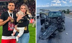 Çorum FK’li Atakan Akkaynak ve ailesi trafik kazası geçirdi