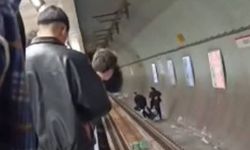 Metroda intihar girişimi