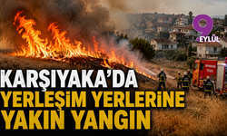 Karşıyaka’da Yerleşim Yerlerine Yakın Yangın: İtfaiye Ekipleri Alarmda!