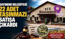 Bayındır Belediyesi 22 taşınmazı satışa çıkardı: İhale tarihi belli oldu