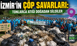 Foça’nın çöp savaşçıları: Tonlarca atığı doğadan temizlediler