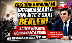 Eski Tire Kaymakamı’ndan acil servis denetimi