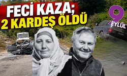 Feci kaza; İki zkardeş öldü
