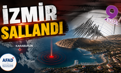 İzmir açıklarında 3.7 büyüklüğünde deprem