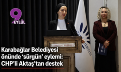 Karabağlar Belediyesi önünde ‘sürgün’ eylemi: CHP’li Aktaş’tan destek