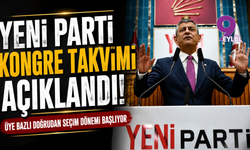 YENİ Parti kongre takvimi açıklandı