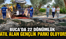 Buca’da 22 dönümlük atıl alan gençlik parkı oluyor!