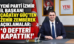YENİ Parti İzmir İl Başkanı Çağatay Güç'ten zehir zemberek açıklamalar: "O defteri kapattık!"