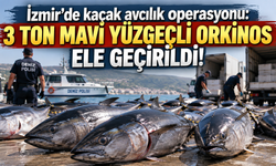 3 ton mavi yüzgeçli orkinos ele geçirildi!