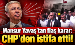 Mansur Yavaş'tan flaş karar: CHP'den istifa etti!