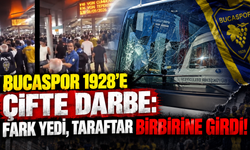 Bucaspor 1928'e çifte darbe: Fark yedi, taraftar birbirine girdi!