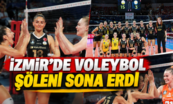 İzmir'de voleybol şöleni sona erdi