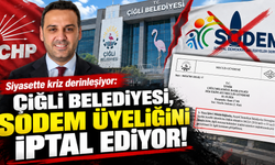 Siyasette kriz derinleşiyor: Çiğli Belediyesi, SODEM üyeliğini iptal ediyor!