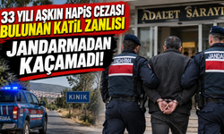 33 yılı aşkın hapis cezası bulunan katil zanlısı jandarmadan kaçamadı!