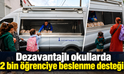 Dezavantajlı okullarda 2 bin öğrenciye beslenme desteği