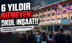6 yıldır bitmeyen okul inşaatı!