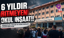 6 yıldır bitmeyen okul inşaatı!