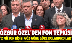 Özgür Özel'den "fon" tepkisi: "2 milyon kişiyi göz göre göre dolandırdılar, size güvenip soyuldular!"