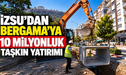 İZSU’dan Bergama’ya 10 milyonluk taşkın yatırımı