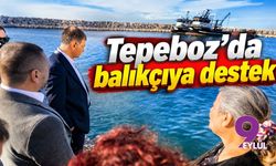 Tepeboz’da balıkçıya destek