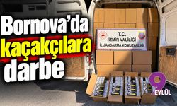 Bornova'da kaçakçılara darbe: Durdurulan minibüsten milyonlarca makaron çıktı