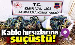 Kablo hırsızlarına suçüstü!