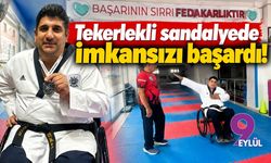 Tekerlekli sandalyede imkansızı başardı!