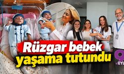 Rüzgar bebek yaşama tutundu