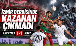 İzmir derbisinde kazanan çıkmadı: Karşıyaka 1-1 Altay