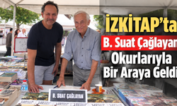 İZKİTAP'ta B. Suat Çağlayan Okurlarıyla Bir Araya Geldi