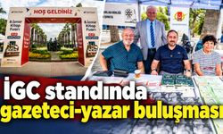 İGC standında gazeteci-yazar buluşması