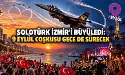 İzmir semalarında 9 Eylül coşkusu: SOLOTÜRK nefes kesti