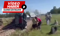 Tren kazası ölü ve yaralılar var